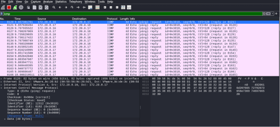 Results after breaking up our encoded data into 40-byte