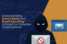 A suspicious individual sending malicious emails in attempt to spoof individuals